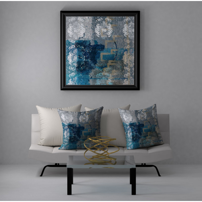 Housse et insert de coussin carré inégalé, 18 po x 18 po
