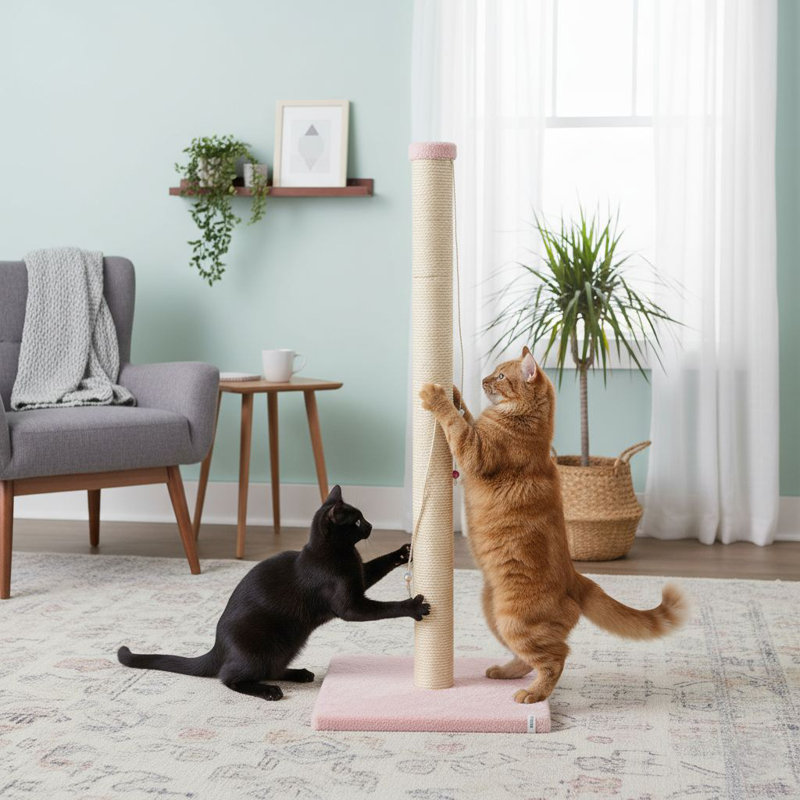 Grattoir pour chat, Rose