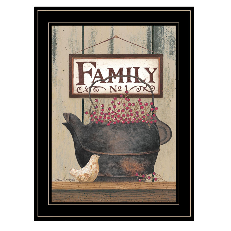 Art mural «Family», Cadre noir