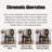 Black Solid back side Chair(Set of 2)