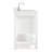 43'' Single Bathroom Vanity with White Quartz Top-55794982