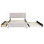 Lit plateforme tapissier avec lit gigogne-118090271