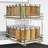 LYNK PROFESSIONAL® Elite Pull Out Spice Rack Organizer for Cabinet - Tier, Chrome-86614324