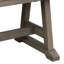 Ensemble de table de salle à manger à tréteaux 4 personnes avec rallonge papillon Keswick-102145303-102145300