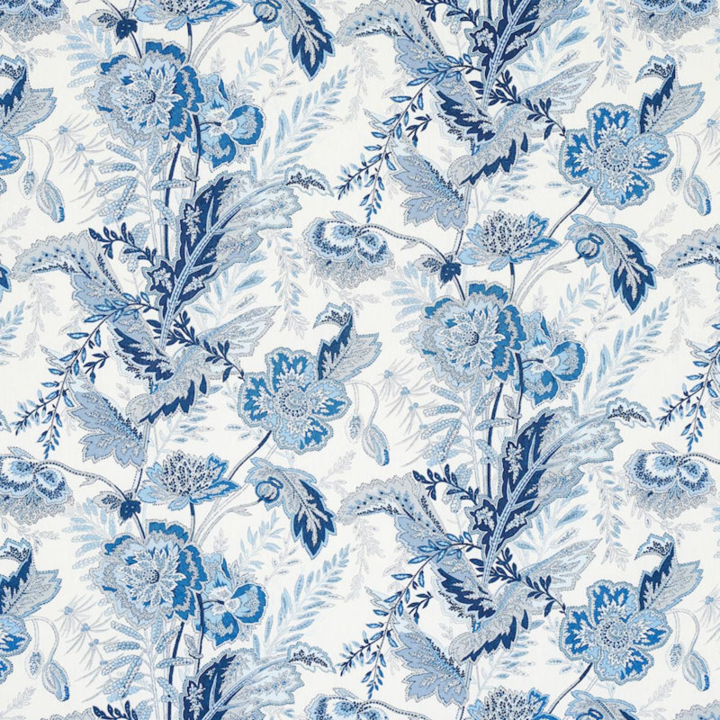 Tissu Sandoway, Bleu faïence