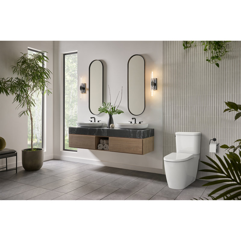 Essentials Cube Wall Mount Toilet Paper Holder, Brushed Cool Sunrise