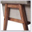 Banc décoratif de conception simple, confortable et durable, banc multifonctionnel