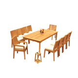 Maldives Outdoor 7 - Piece Teak Dining Set