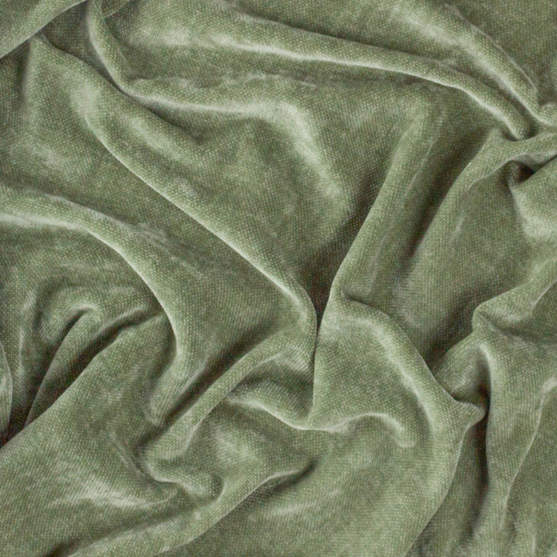 Heavy Chenille Yard Throw, 200cm x 150cm, Green