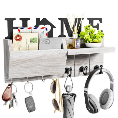 Manufactured Wood Wall Organizer