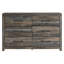 Commode double 6 tiroirs Drystan
