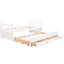 Lit de jour simple polyvalent avec lit gigogne et tiroirs pour la gestion de l'espace - circulation d'air blanc-1840718208