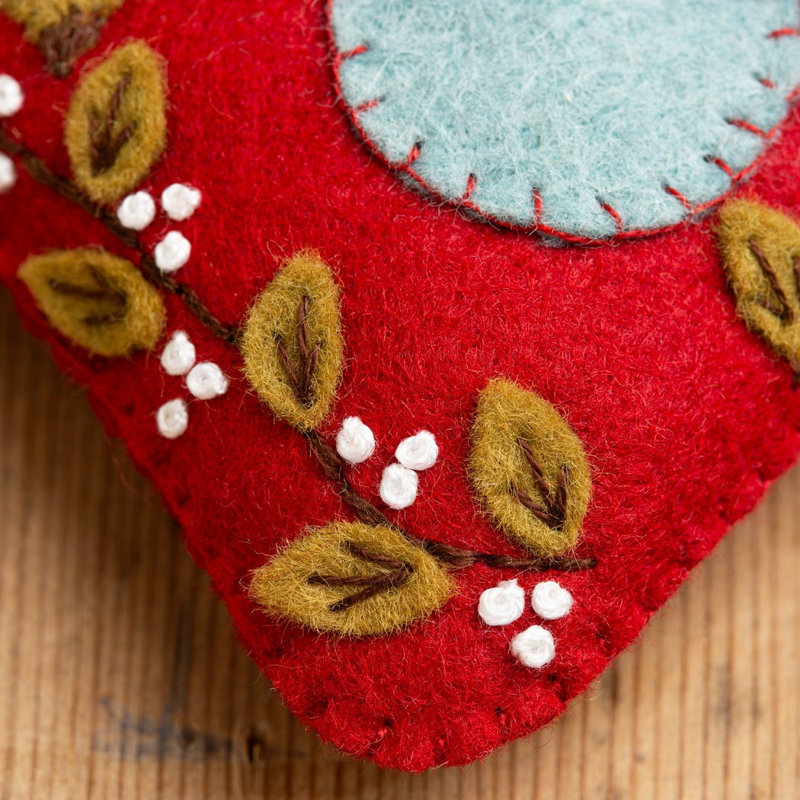 Birdhouse from Felt Craft Kit MKBHO1F