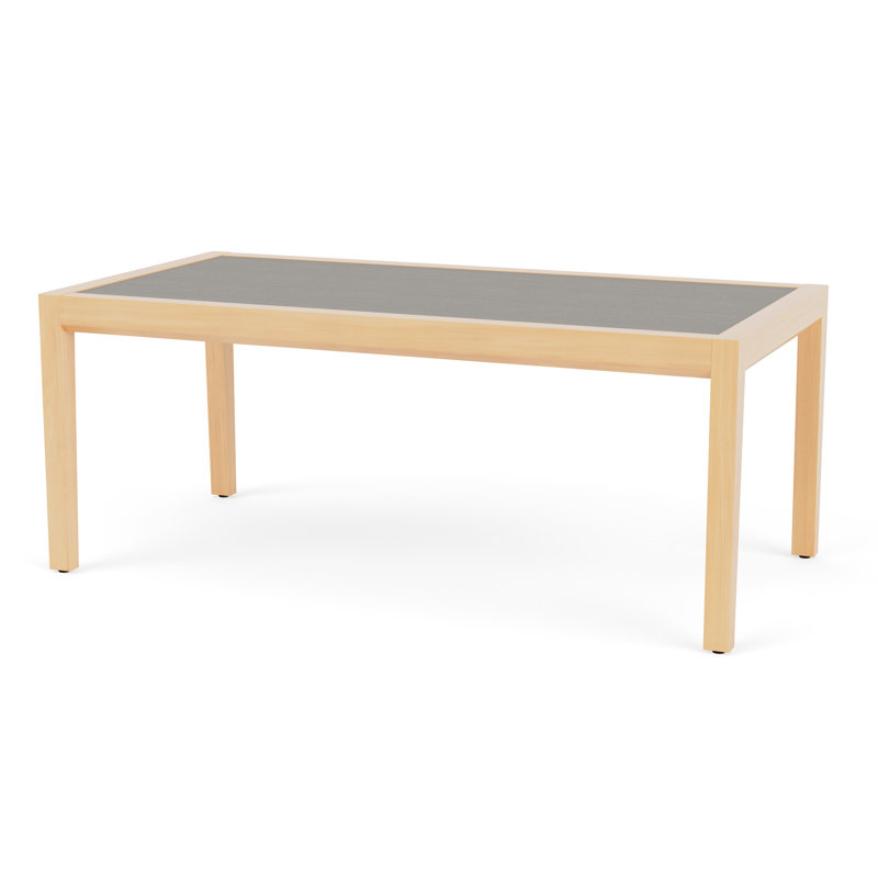 Table basse Brooklyn, Sergé de terre, Noyer, H 16 po x L 40 po x l 20 po