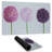 Dahlia pomponowa - 14.00"x24.25" Desk mat