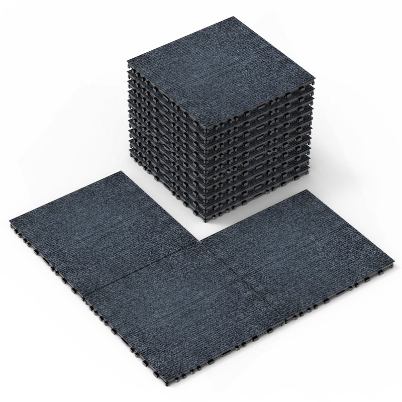 Carpet Floor 12" Deck Tiles