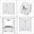 Huckeba 30'' Free Standing Single Bathroom Vanity with Ceramic Top-2101664833