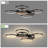 4 - Light Matte Black LED Unique/Statement Pendant