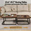 Ensemble de 2 tables gigognes empilables empilables-602566524