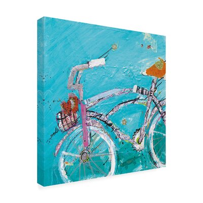 Kellie Day ''Ride Blue Pink'' Canvas Art -  Red Barrel StudioÂ®, 29B1458DBB13415A8C9E4CFA8DE3F178