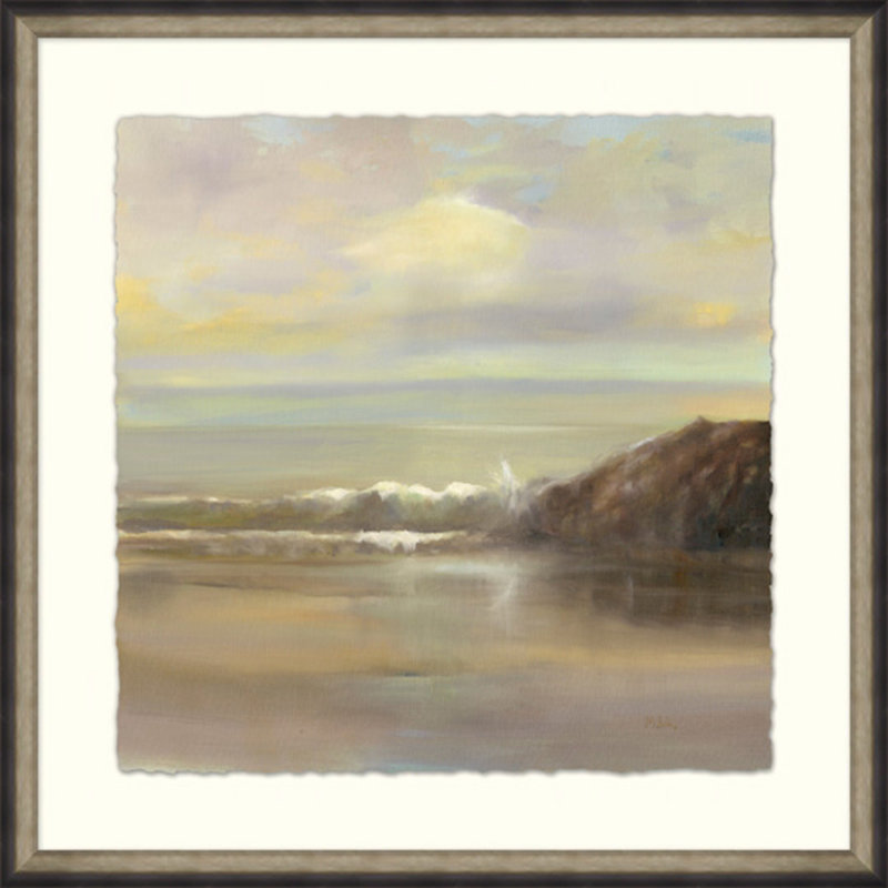 Début de l'été 4 - Peinture encadrée sur papier