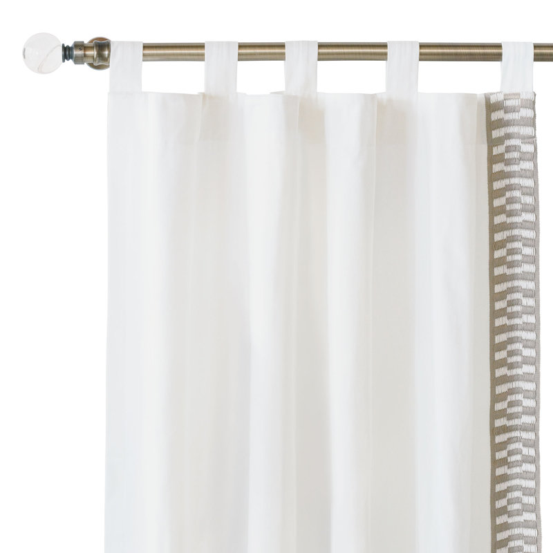 Junonia Room Darkening Curtain, Left, 48" W x 84" L