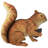 Wily Squirrel Statue