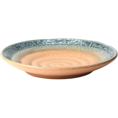 Pack Of 5 River Ao Nagashi Collection Round Dinner Plates 8.75" D