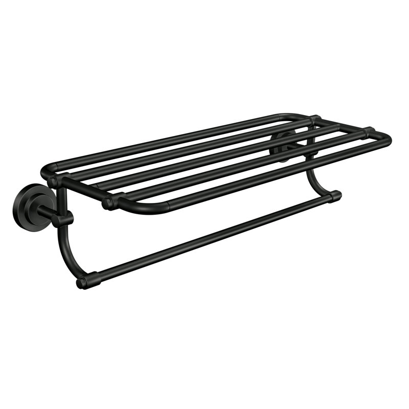 Moen Iso Wall Shelf, Matte Black