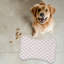 Tapis d'alimentation à motif de pois mauve 1 pièce