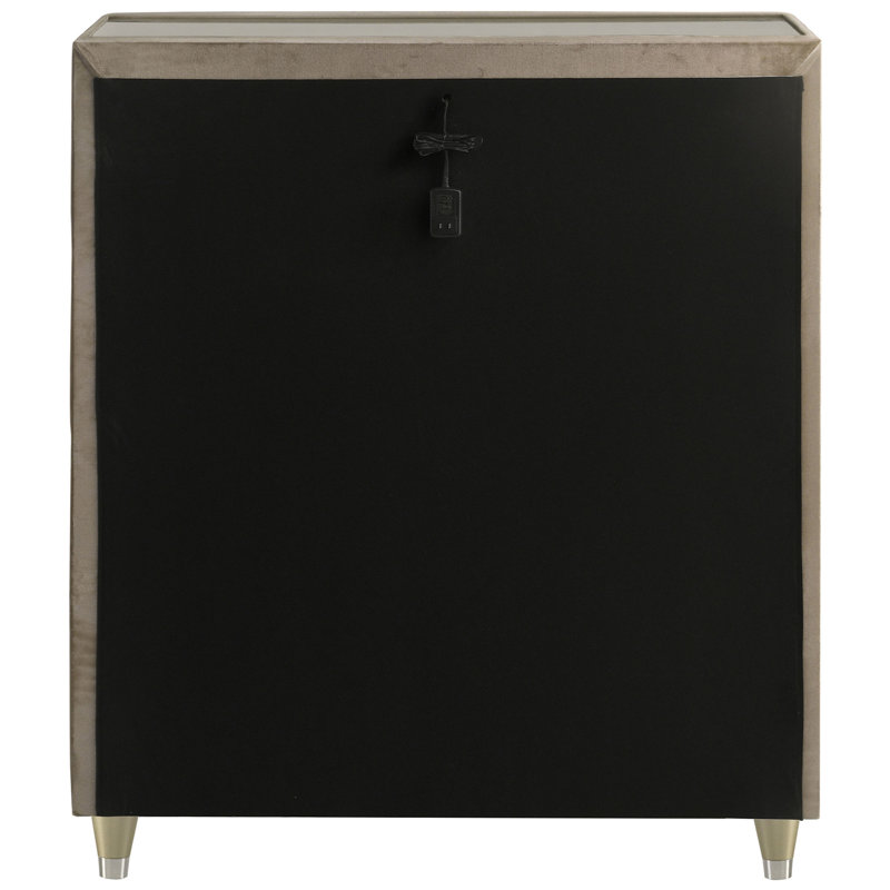 Commode 5 tiroirs Mika Ivory / Camel