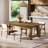 62.6 Inches Farmhouse Wooden Dining Table