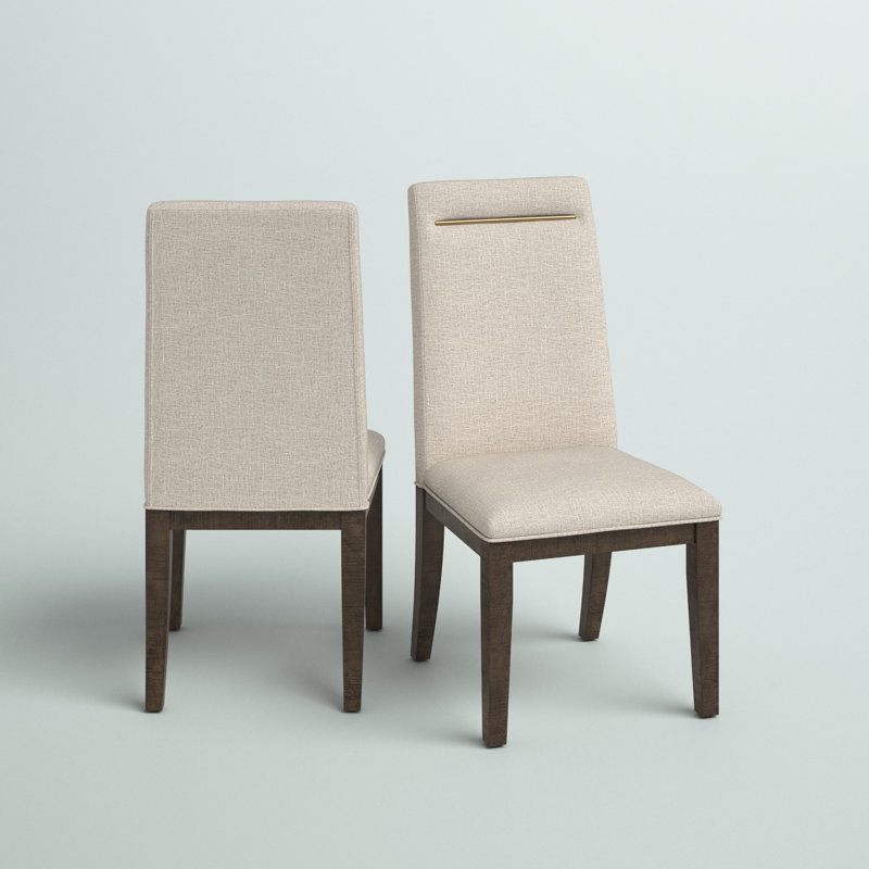 Chaise d'appoint en lin Lindhaus beige