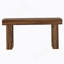 Console de style campagnard de 63 pouces de long, canapé rectangulaire rustique pour entrée et salon, finition grain de bois durable-705640863