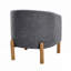 Chaise d'appoint avec pieds en bois massif-1105748956