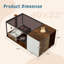 Table basse Eujin, conception 2 en 1