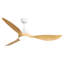 56 Inch Modern Ceiling Fans Dimmable LED Light Quiet DC Reversible Motor For Indoor & Outdoor