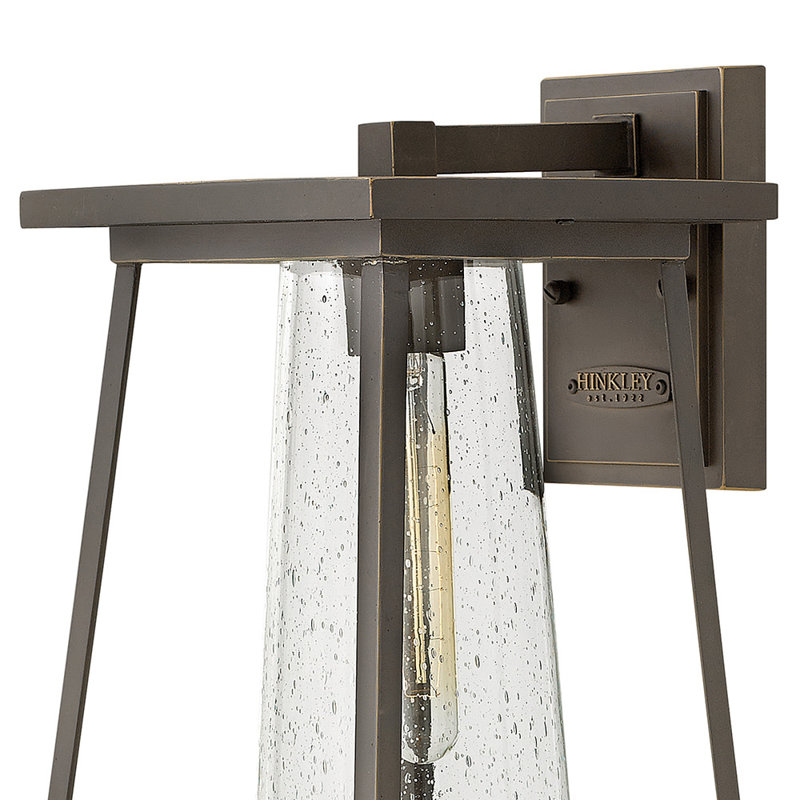 Burke 1 Light Outdoor Wall Lantern, 18.5" H x 10.3" W x 9.8" D