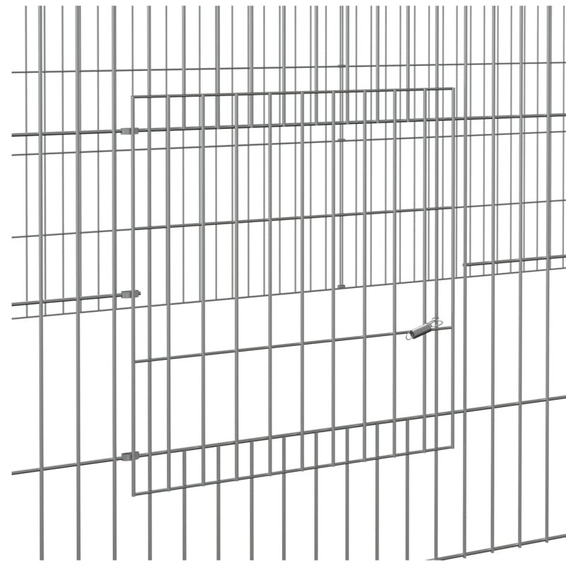 Dorfman Weather Resistant Rabbit Cage, 55cm H x 220cm W x 110cm D