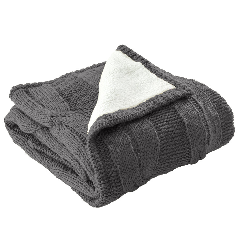 Edda Modern Throw, Gray