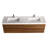 72 Inch Floating Double Bathroom Vanity with Sink – Wall-Mounted Modern Wood Cabinet with Acrylic Top & Soft-Close Drawers for Contemporary Bathrooms-1423476201