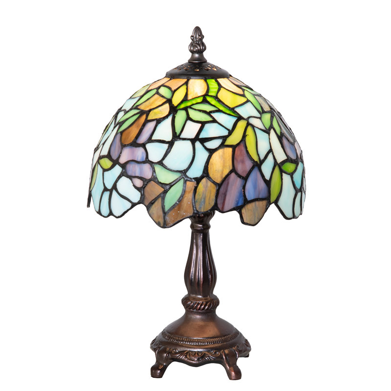 Mini lampe 14 po Tiffany Wisteria
