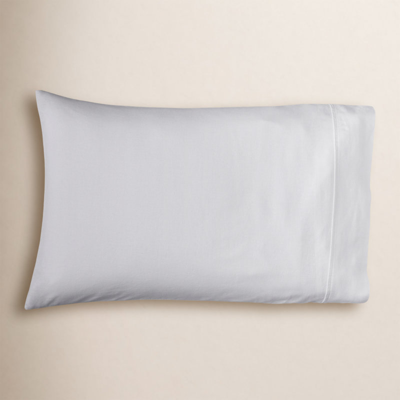 Jeffen Linen Blend Pillowcase Set, Standard, Stormy Blue