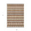 Tapis intérieur / extérieur 9 pi x 12 pi quadrilobe lavable