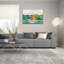  «California Spring» par Silvia Vassileva, art mural en verre acrylique, 36 po x 24 po