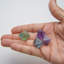 Four Translucent Fluorite Palm Crystals (Small) from China