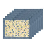 Meadows 100% Cotton Rectangle Placemats