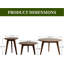Solid Wood Four Leg Coffee Table-1670927736