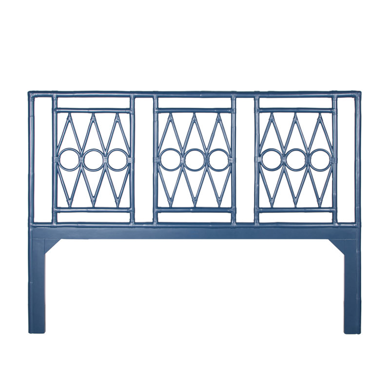 Michelle Platform Bed, King, Navy Blue
