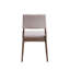 Chaise d'appoint en velours côtelé et noyer Seda Dusty Mauve-1507367437